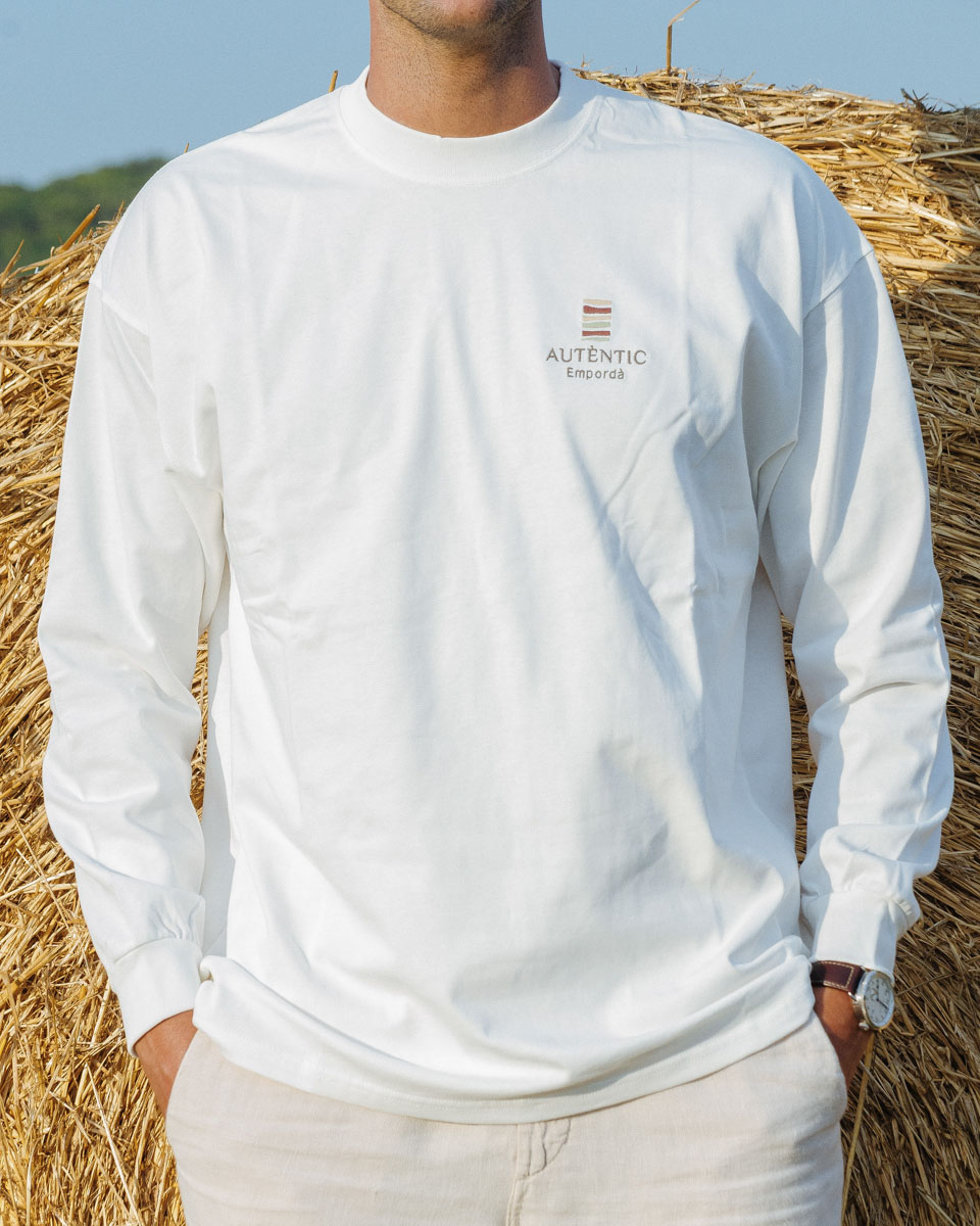 Camiseta Manga Larga Blanco